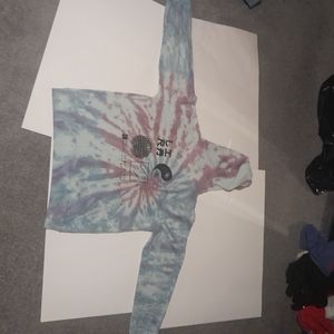 Tye dye with Asian print